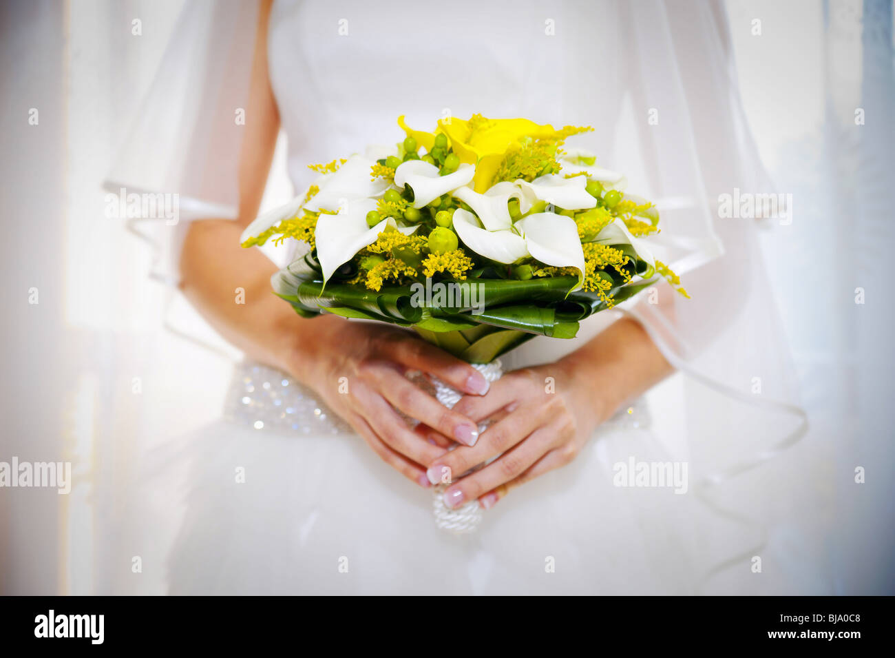 hand flower for bride