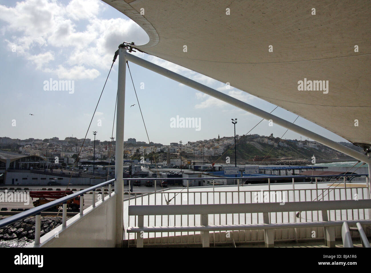 Port of Tanger Stock Photo Alamy