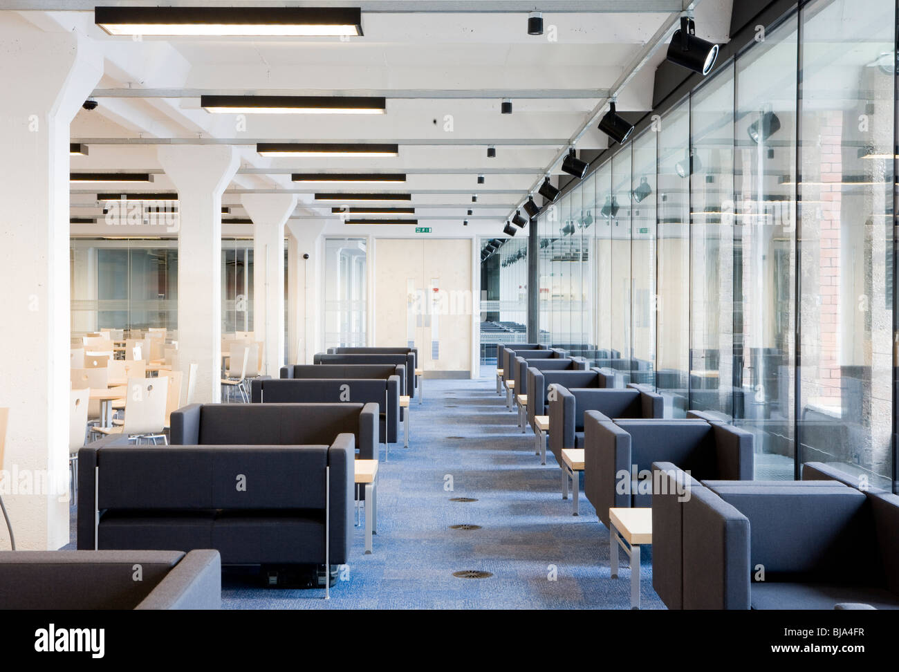 Office space and relaxing area in the Fort Dunlop, Birmingham, West Midlands  Stock Photo - Alamy