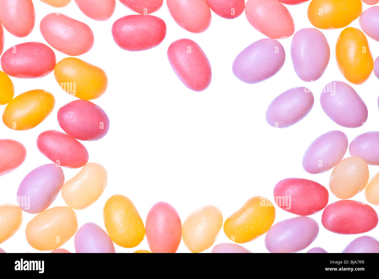 jelly beans isolated on a white background Stock Photo Alamy