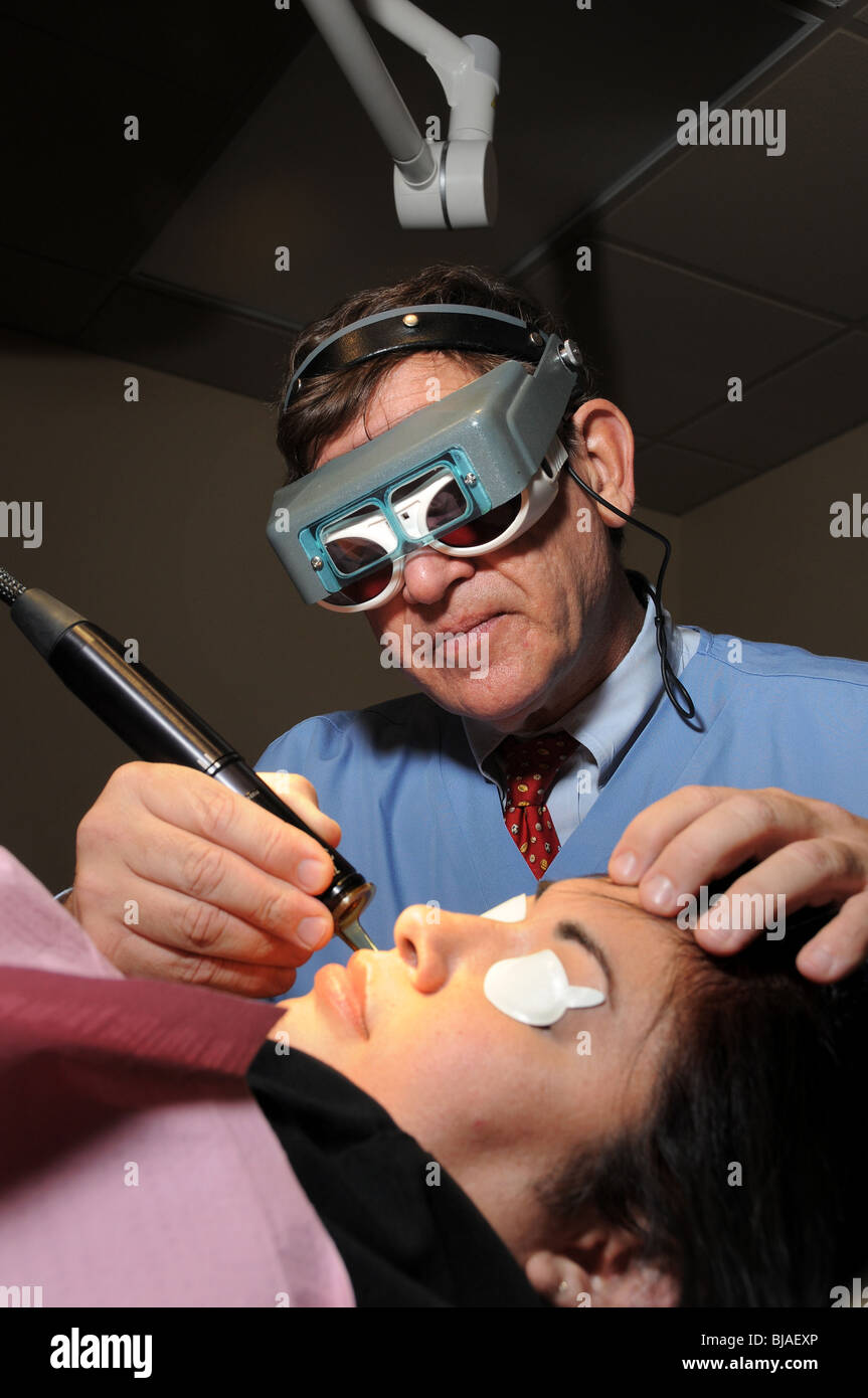 Gerald N. Goldberg, M.D., of Pima Dermatology, practices adult, pediatric and cosmetic dermatology and laser and skin surgery. Stock Photo