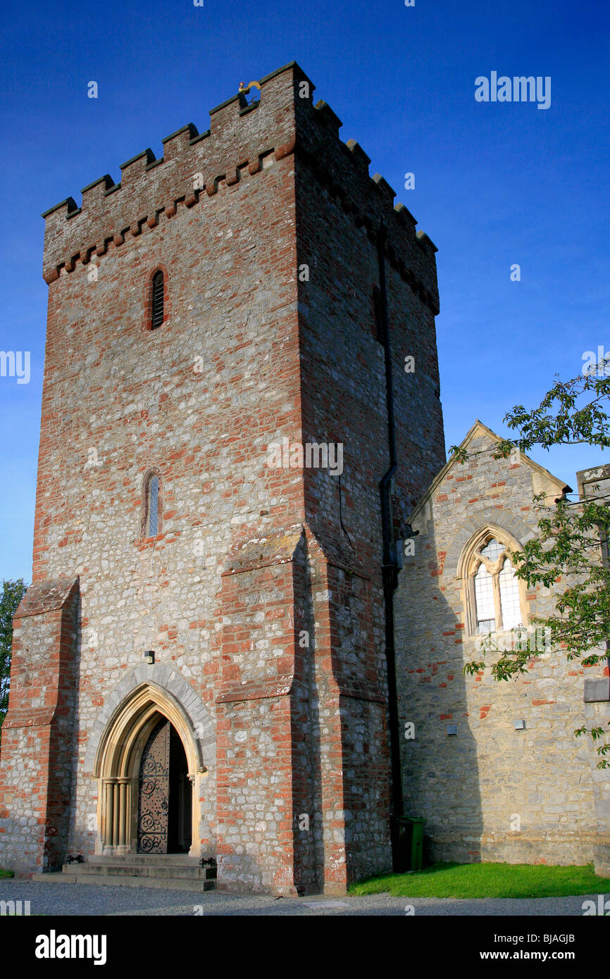 The Exterior of Chudleigh village Parish Church Devon England Britain UK Stock Photo