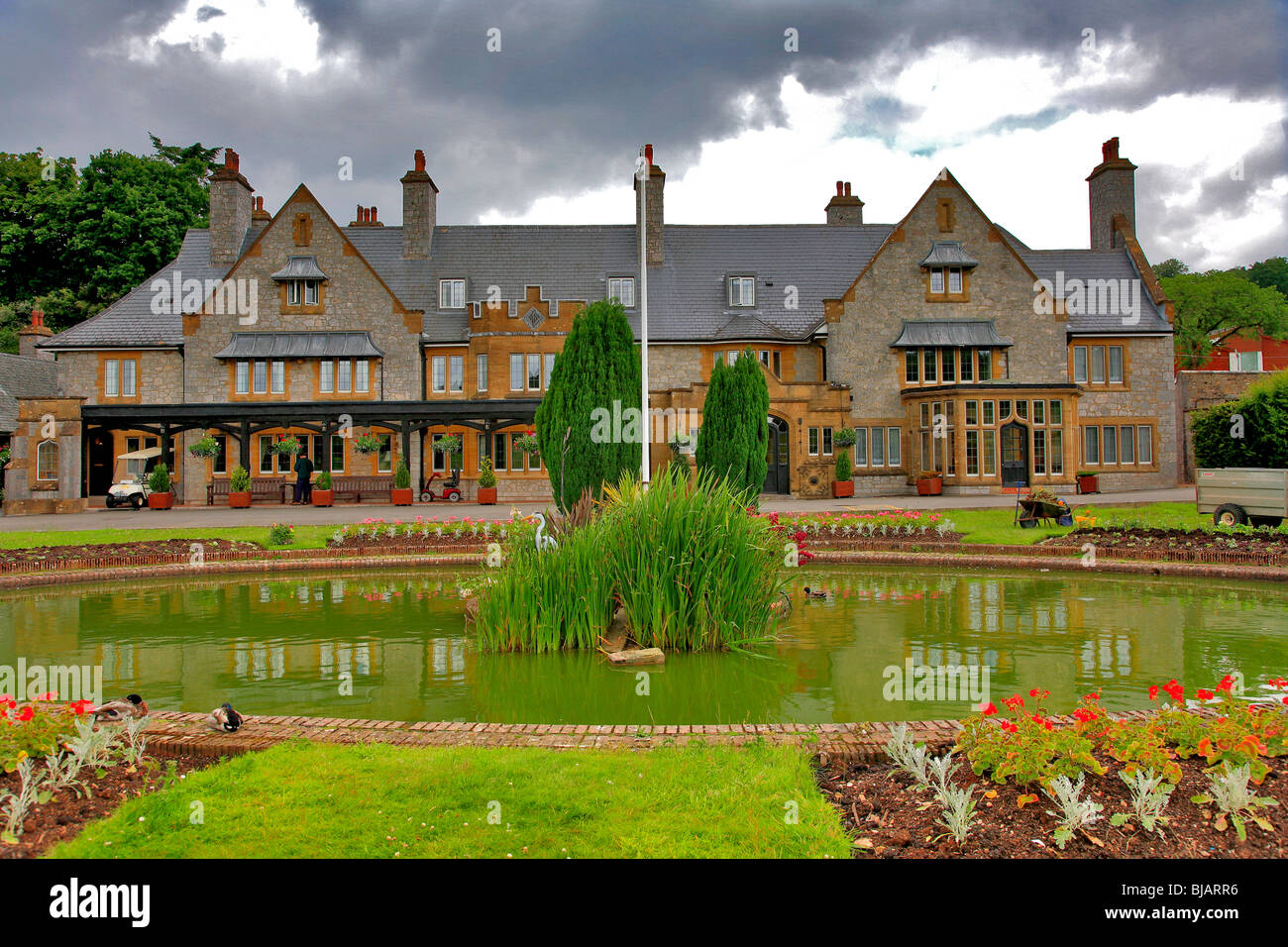 House Chudleigh village Devon England UK Stock Photo Alamy