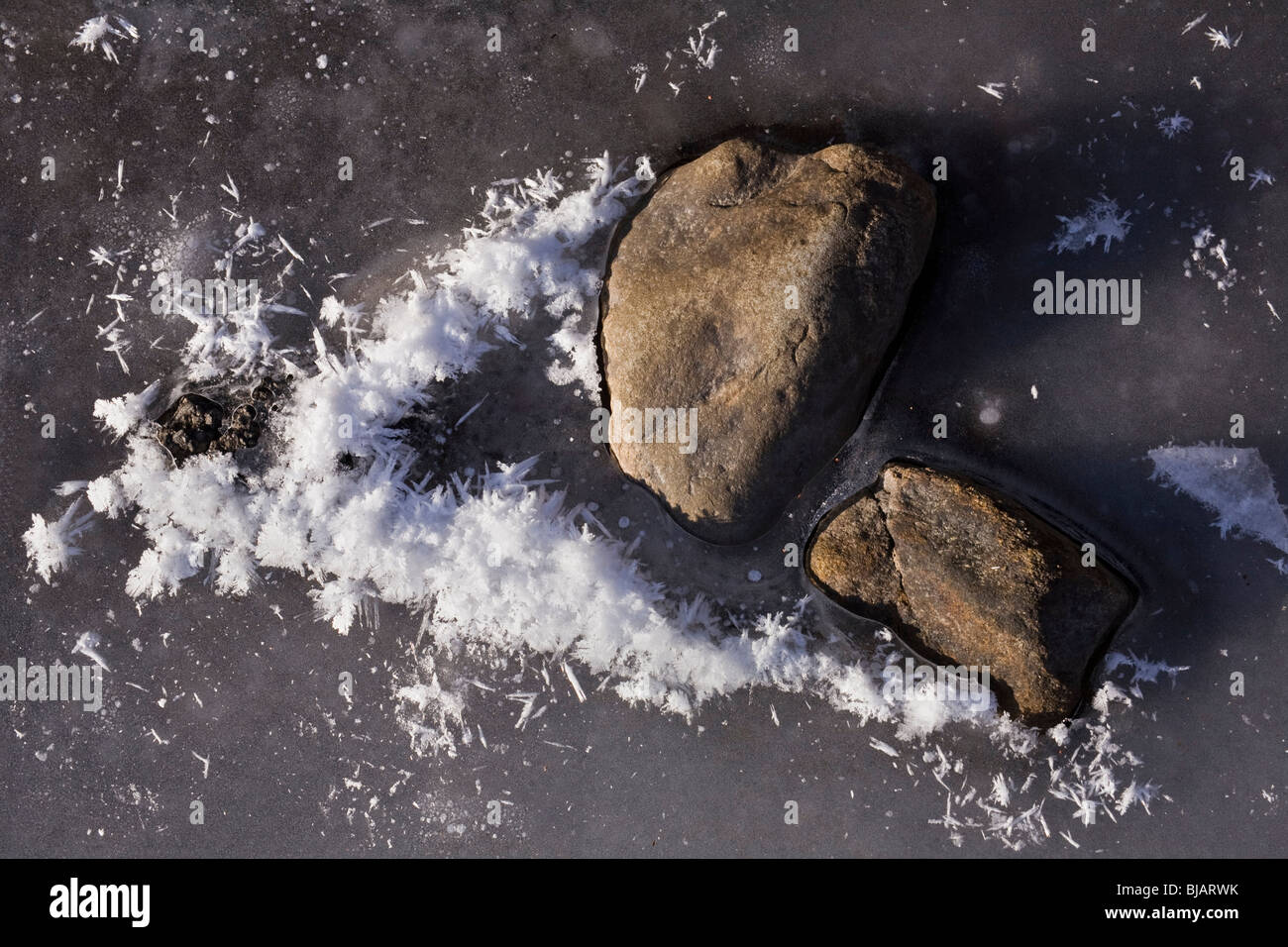 Ice & Stone Stock Photo Alamy