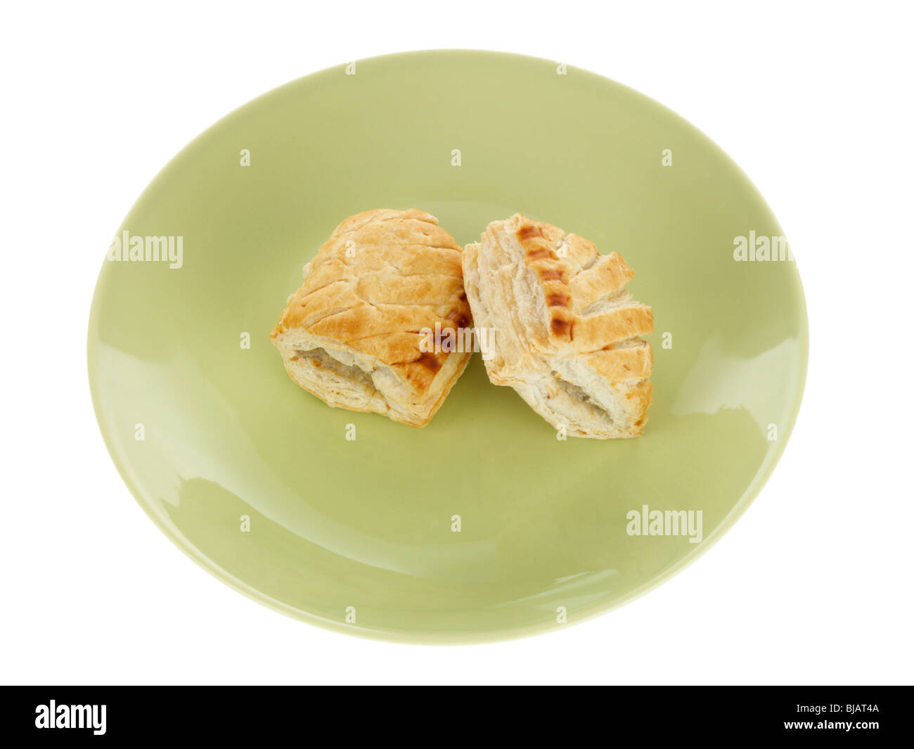 Reduced Fat Sausage Rolls Stock Photo