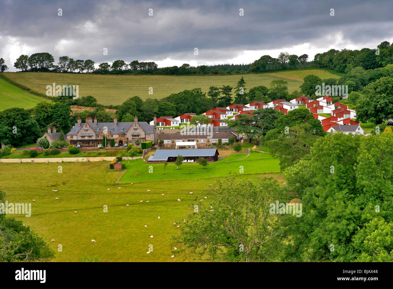 House Chudleigh village Devon England UK Stock Photo Alamy