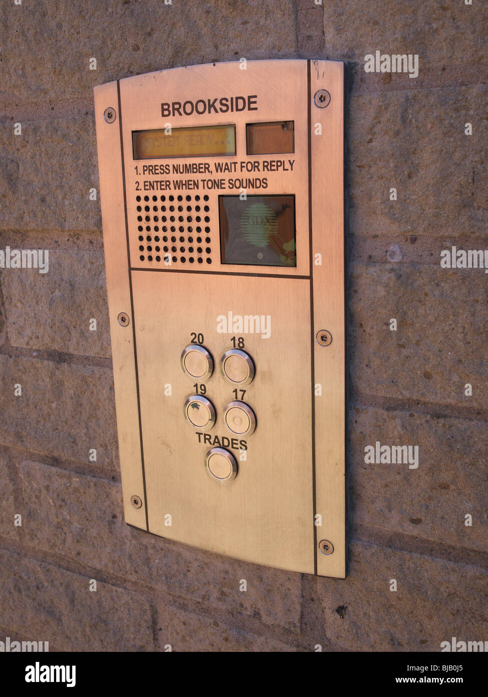 Door security system.UK Stock Photo Alamy