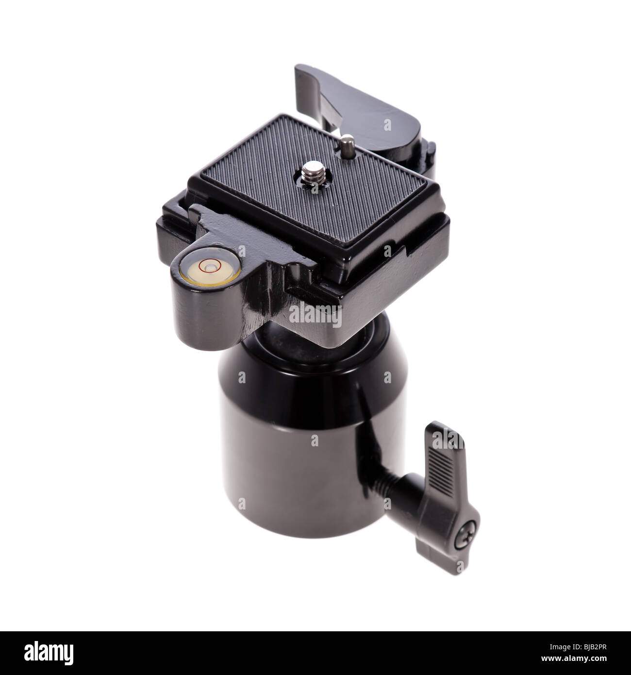 3 way pan tilt tripod head on a white background Stock Photo - Alamy