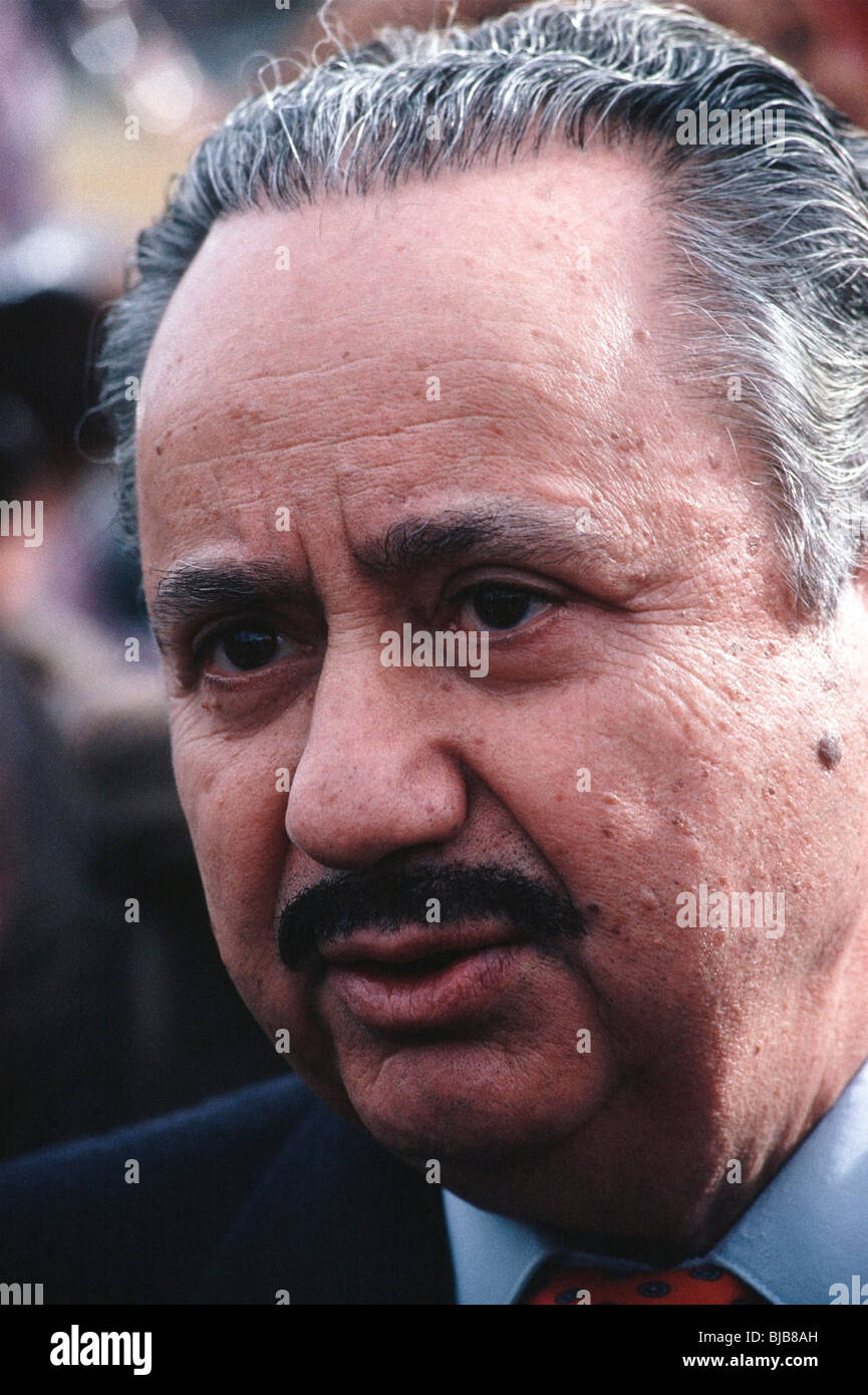 Mustang Ranch founder Joe Conforte during the IRS auction of his