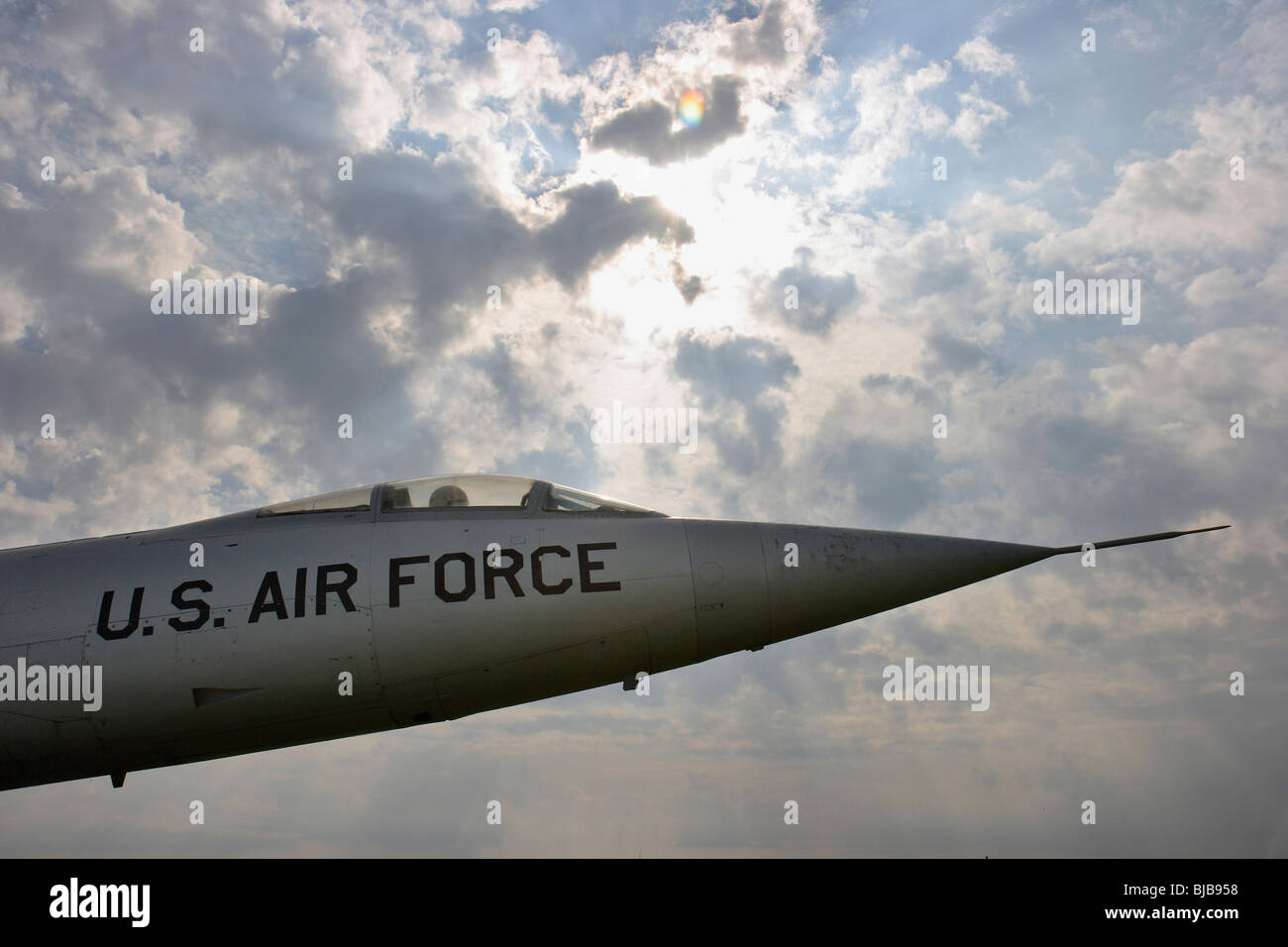 Fighter jet of U.S. Air Force, Weatherford, USA Stock Photo Alamy