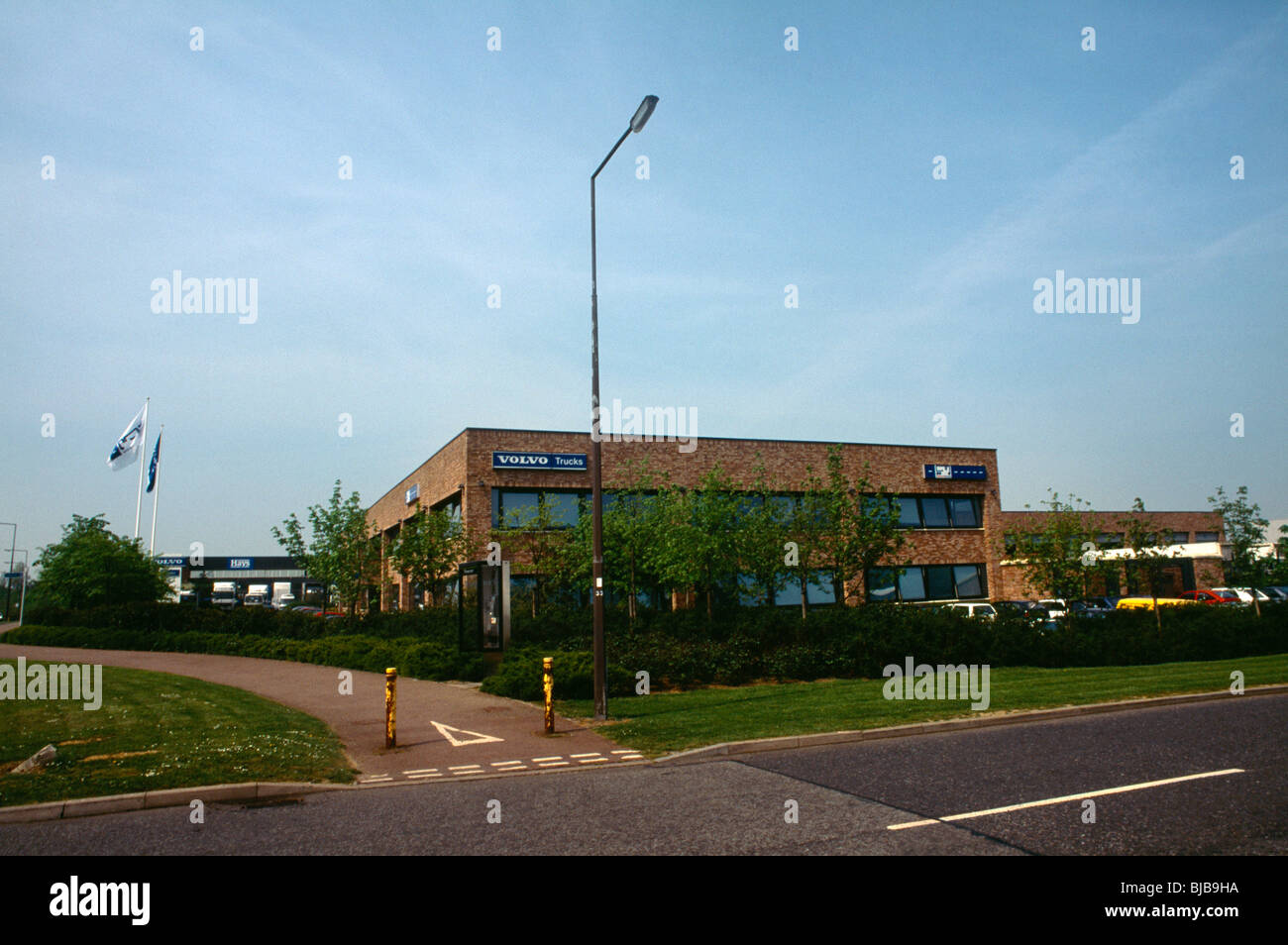 Milton Keynes Buckinghamshire England Industrial Estate Stock Photo Alamy