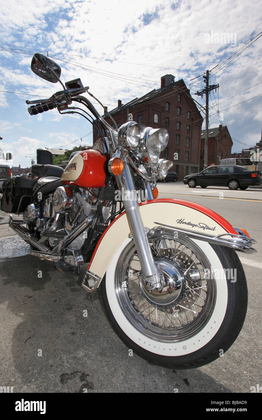 Harley Davidson Portland >> A Harley Davidson Parked On The Roadside Portland United Harley Davidson Portland >> A Harley Davidson Parked On The Roadside Portland United