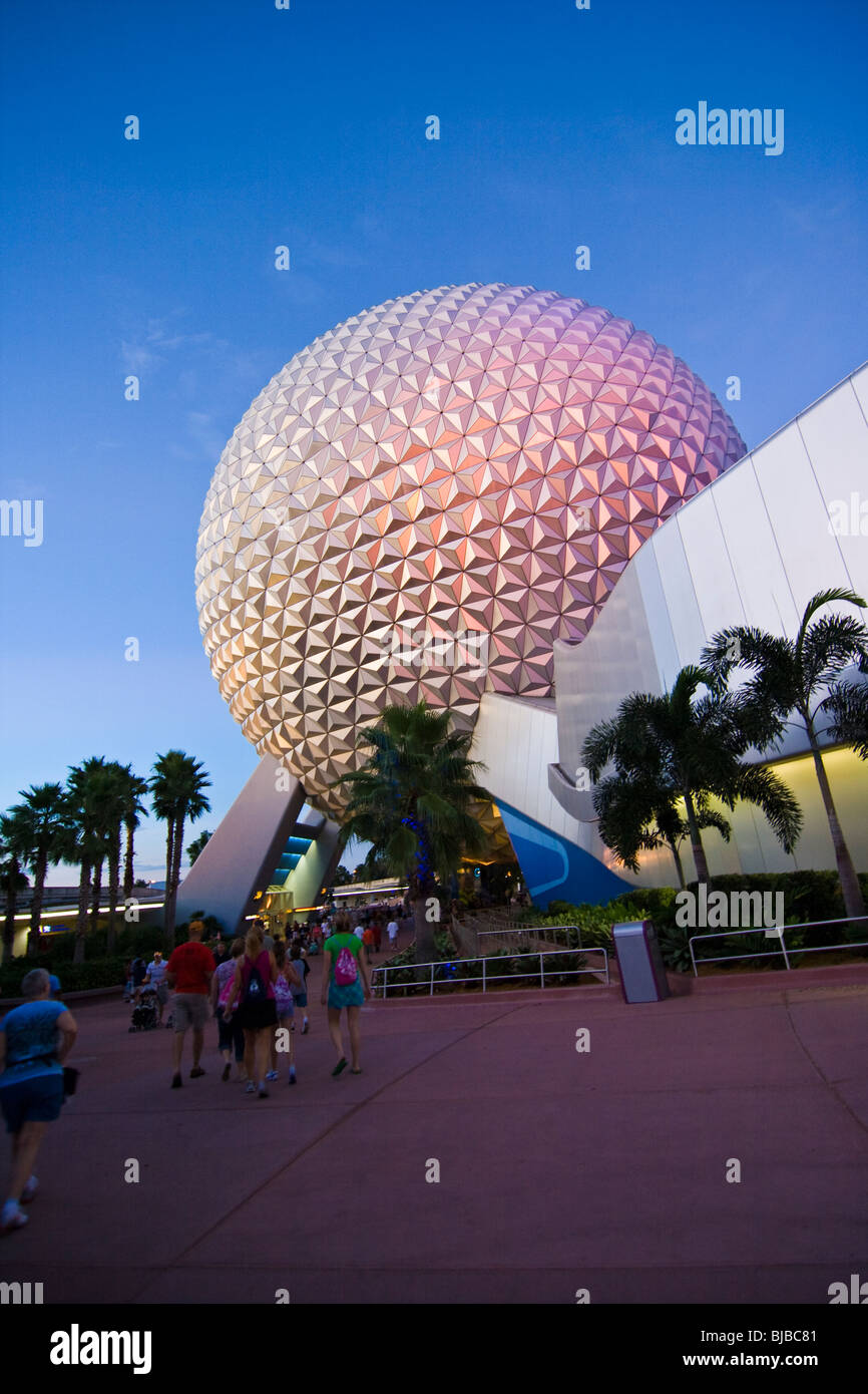 Walt Disney World Epcot Globe Stock Photo