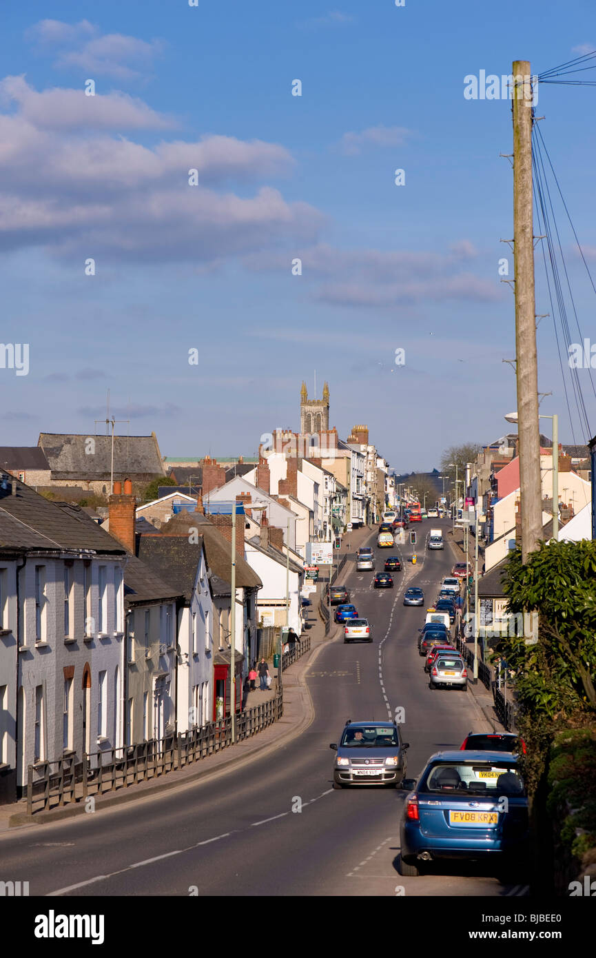 Street scene, Honiton, Devon, United Kingdom Stock Photo