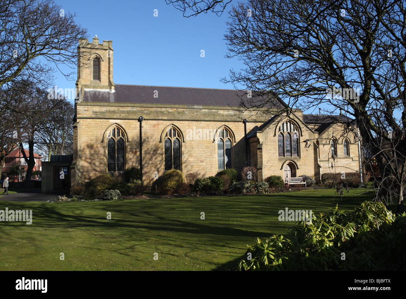 Church of the Holy Saviour, Tynemouth, England, UK Stock Photo
