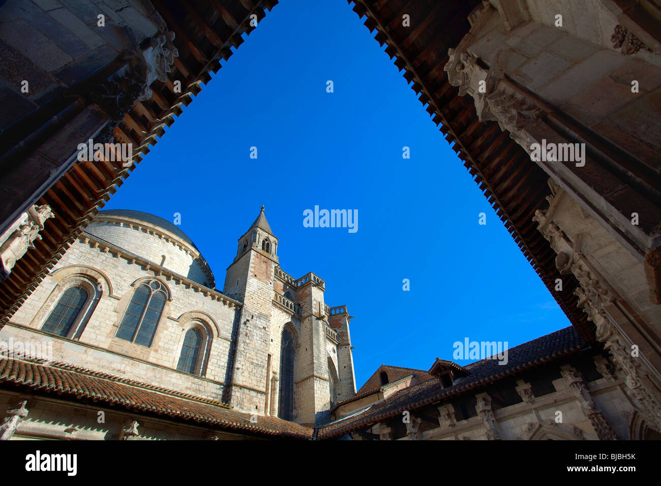 SAINT-ETIENNE CATHEDRAL, CAHORS Stock Photo