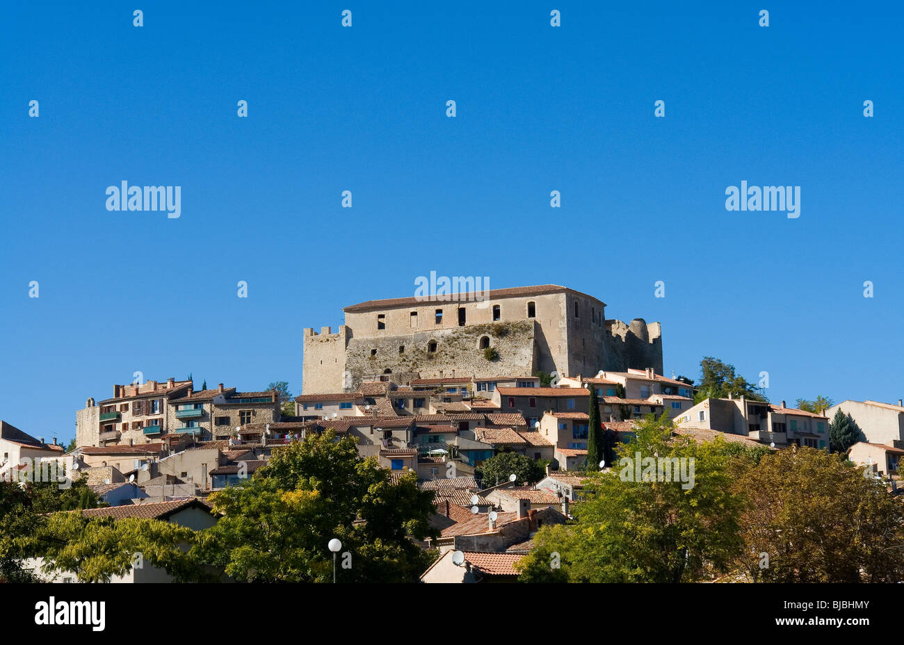 Village of Gréoux-les-Bains Stock Photo - Alamy