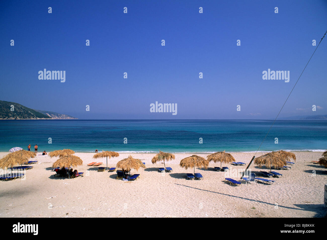 Greece, Ionian Islands, Kefalonia, Agia Kiriaki beach Stock Photo