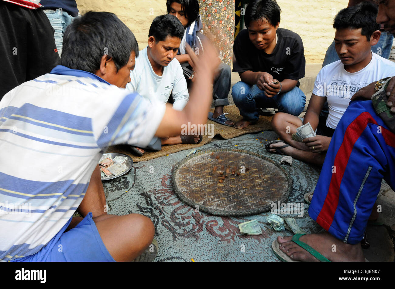 local men play chess in the street of the Bhaktapur, Nepal, Asia Stock  Photo - Alamy