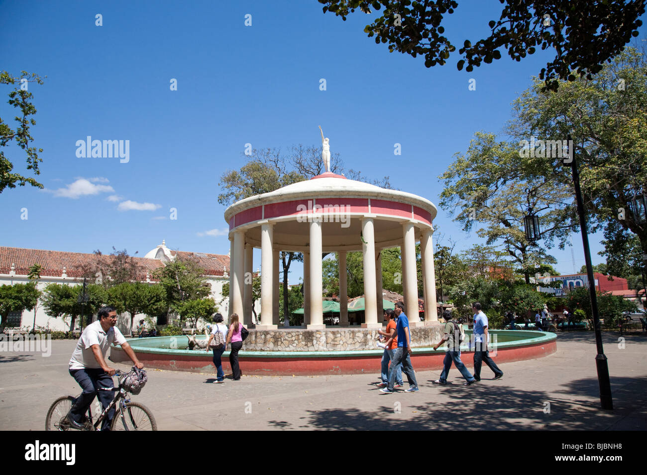 Parque Central, Masaya, Nicaragua Stock Photo