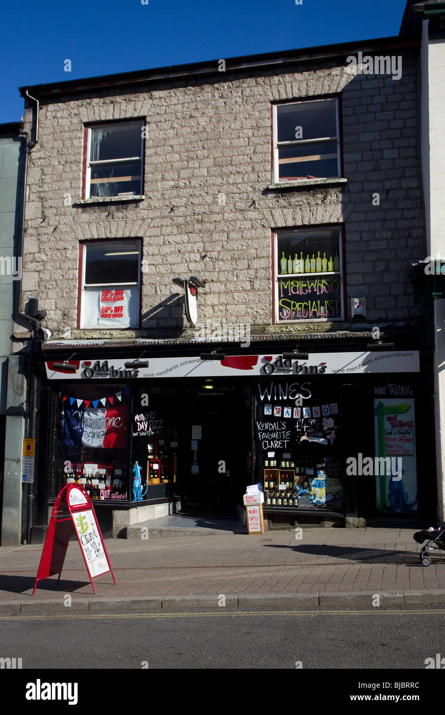 Shops in Kendal Stock Photo Alamy