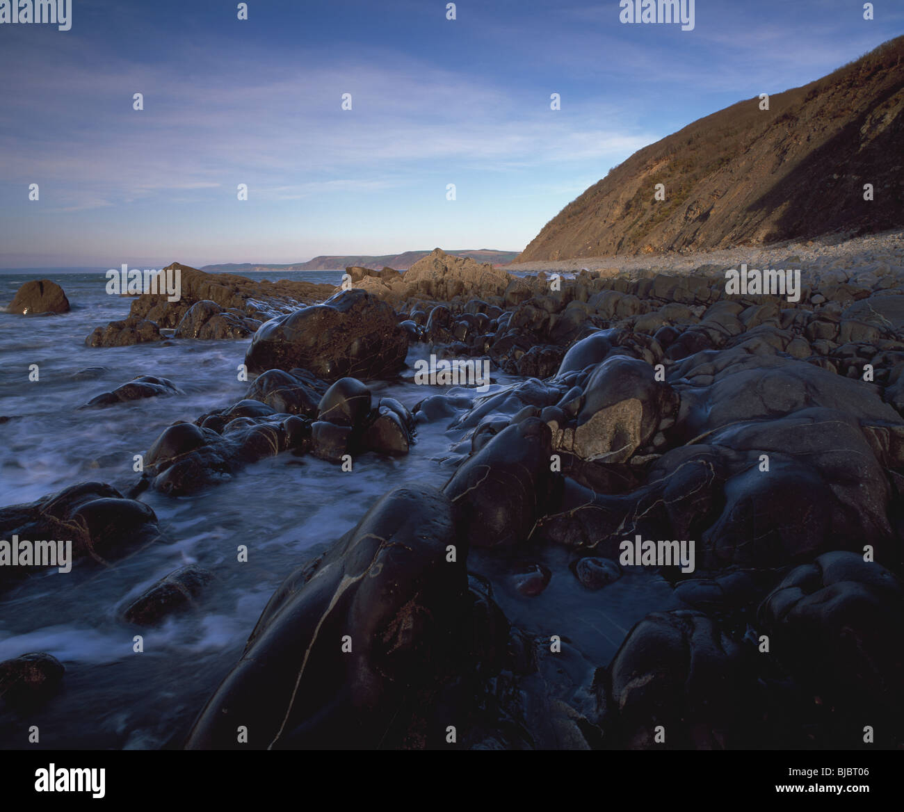 Gauter Point, Bucks Mills, North Devon, U.K. Stock Photo