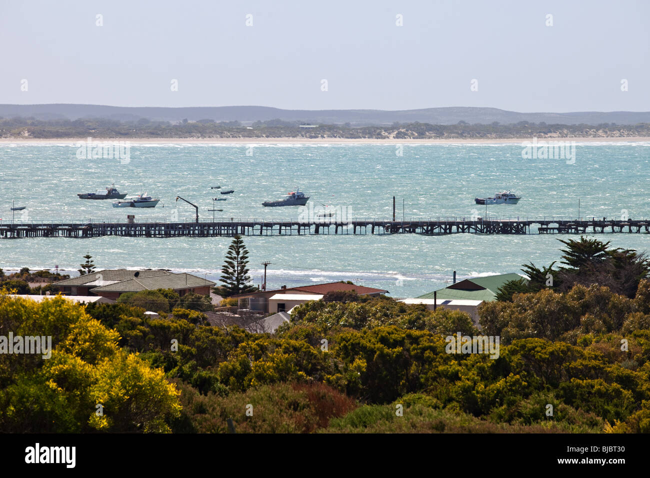Beachport Jetty, one of the longest in South Australia Stock Photo Alamy