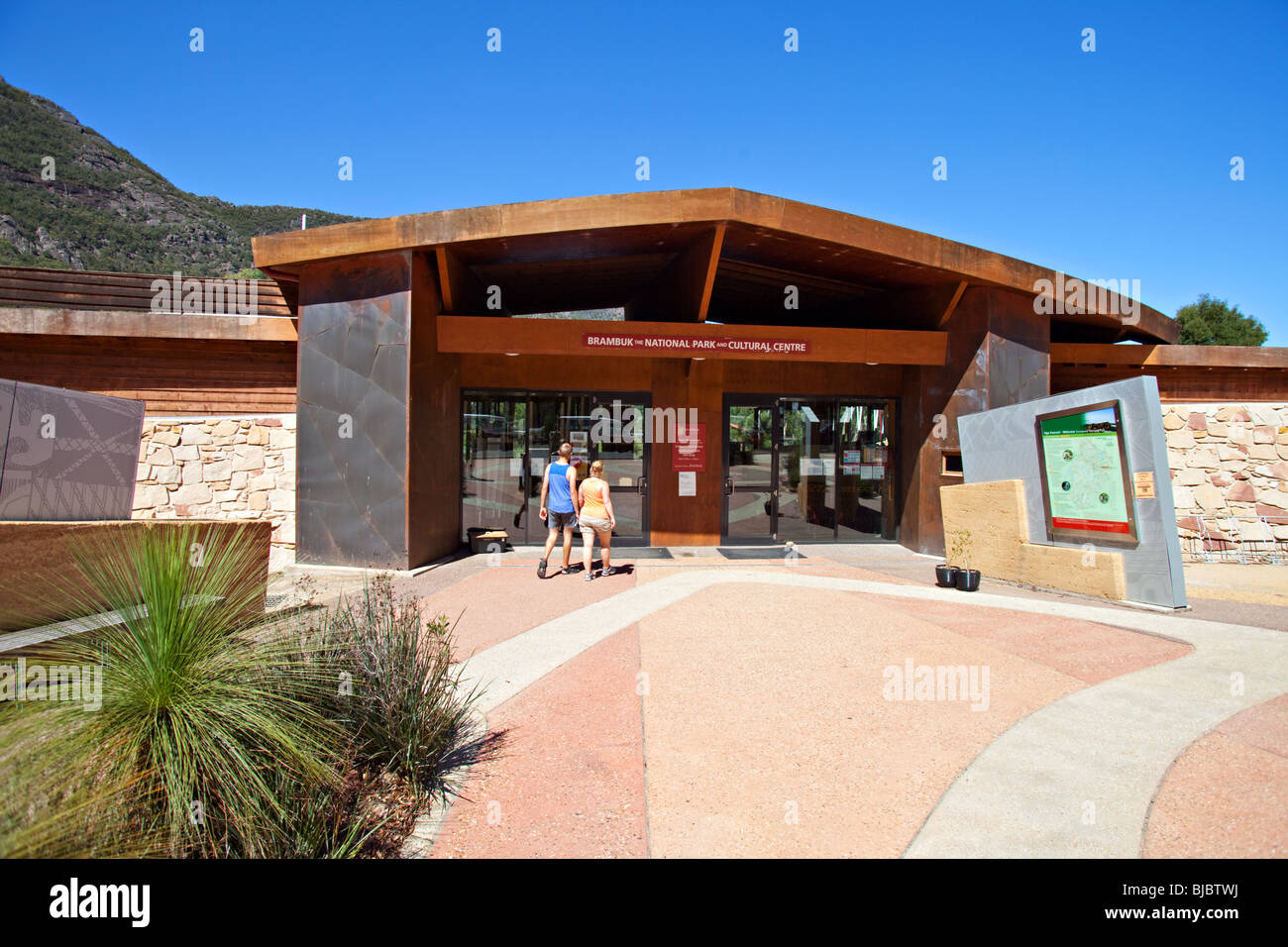 Brambuk visitor centre , Grampians, Victoria, Australia Stock Photo