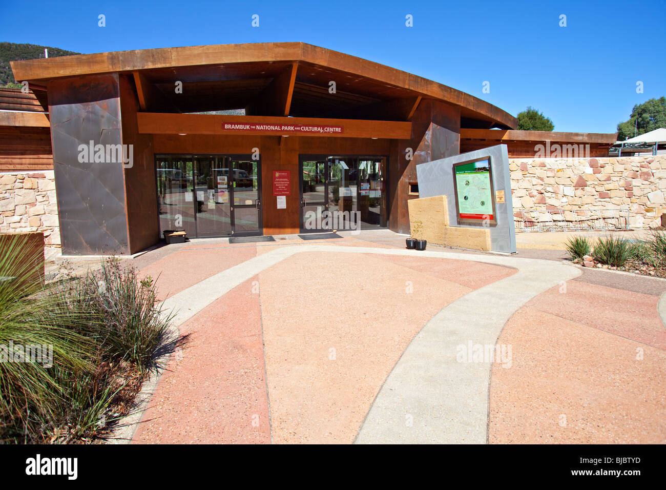 Brambuk visitor centre , Grampians, Victoria, Australia Stock Photo