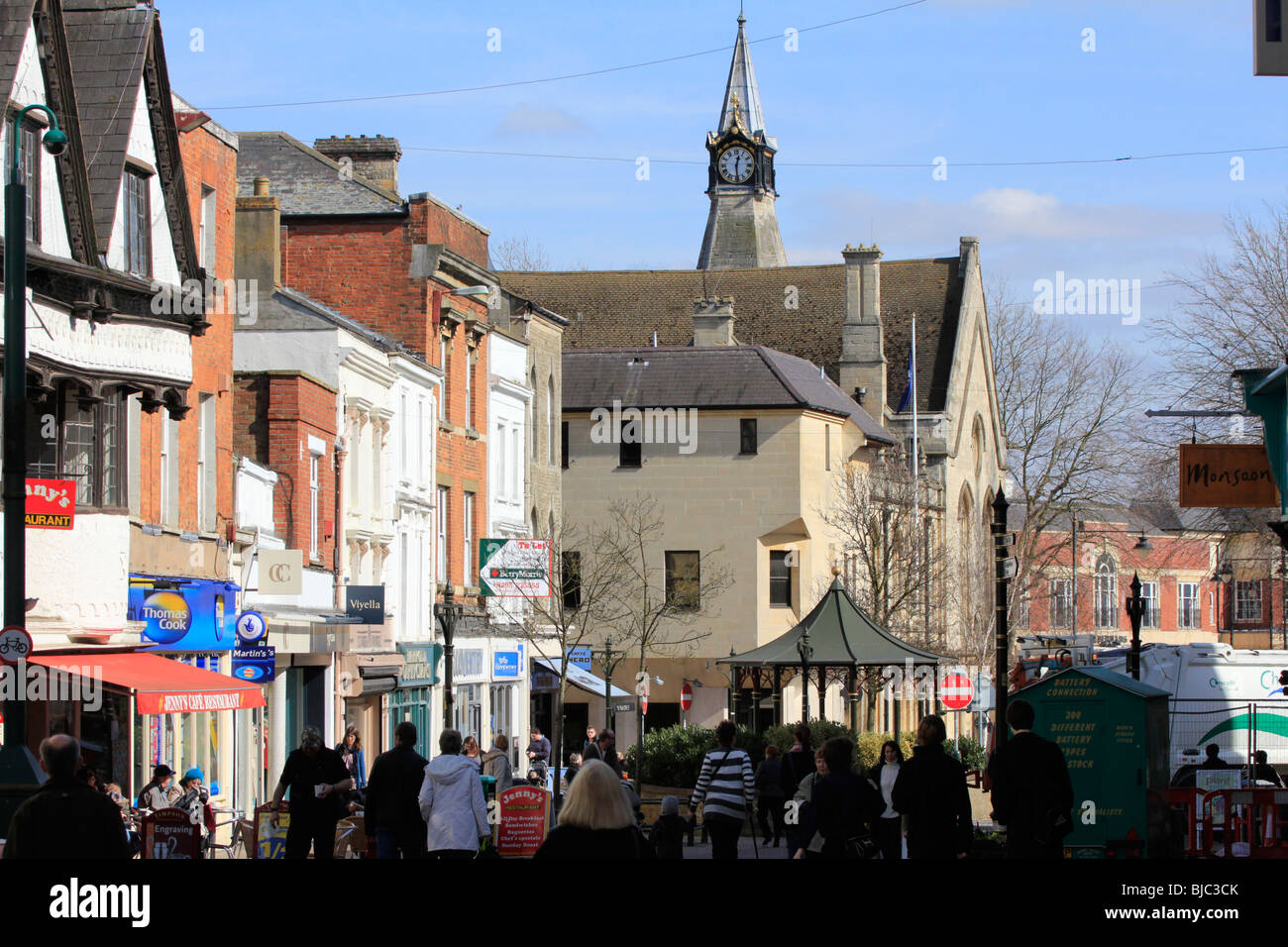 Town hall banbury oxfordshire england hires stock photography and