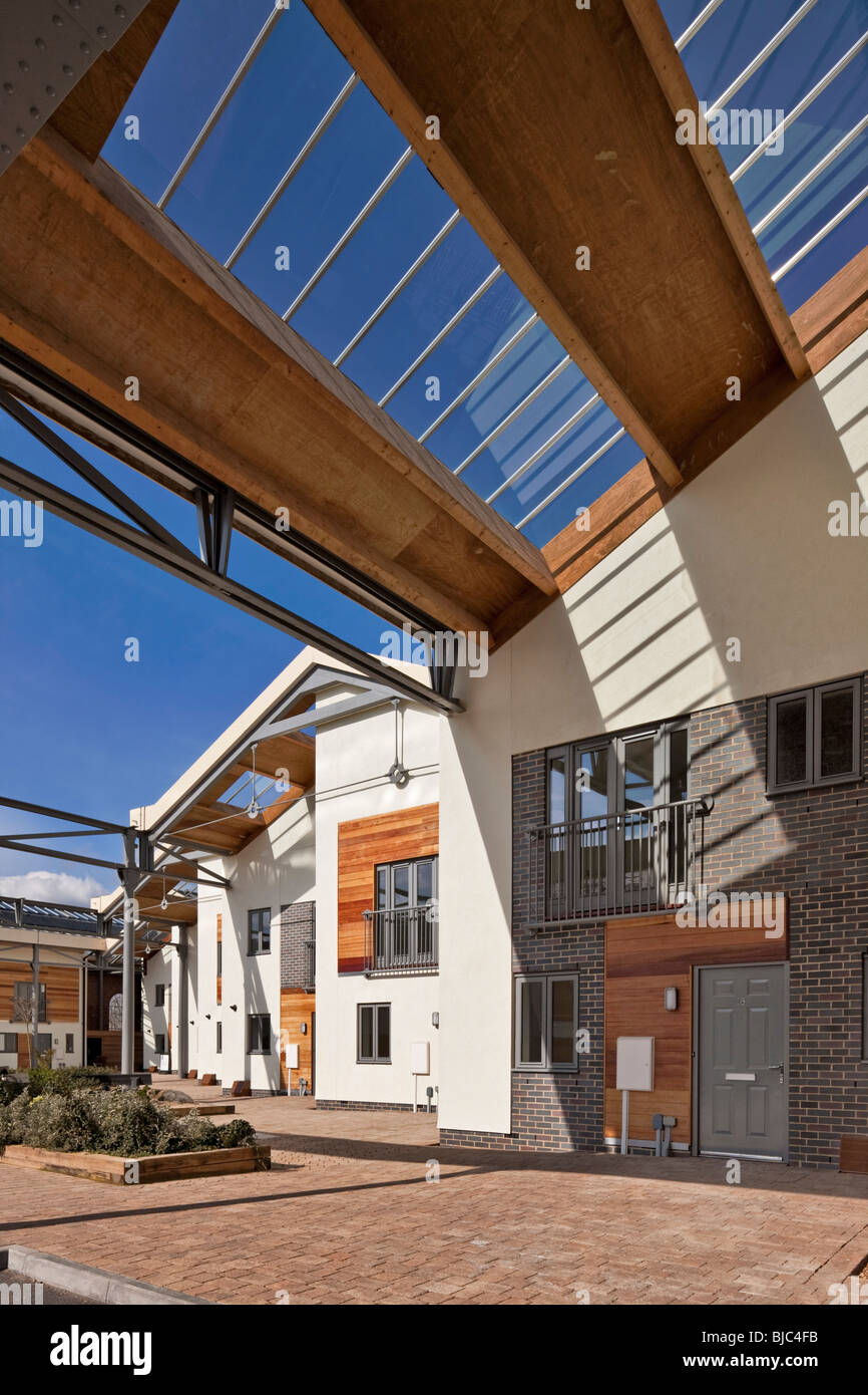 Wolverton Park housing in Milton Keynes Stock Photo Alamy