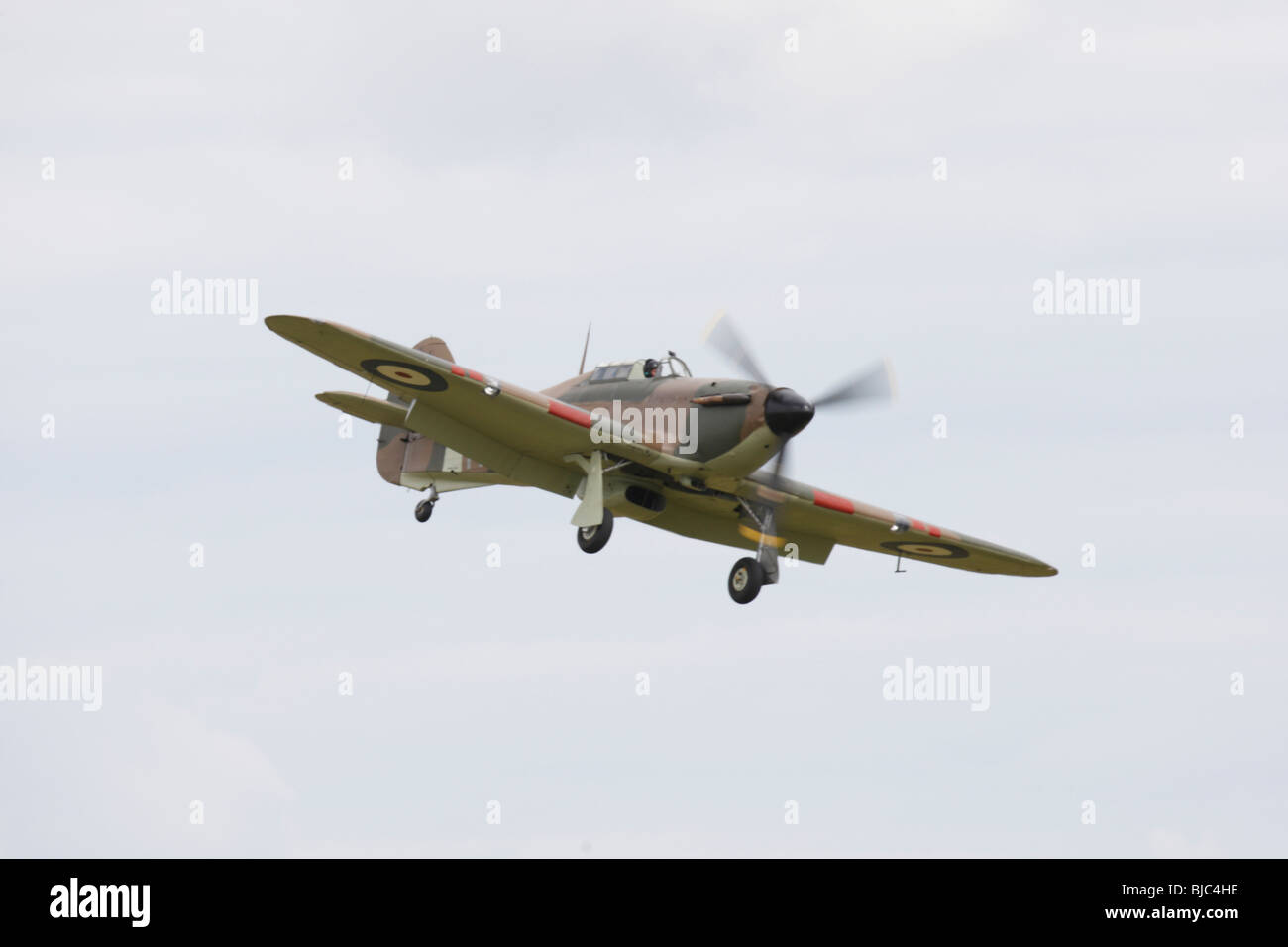 Hawker Hurricane on final landing approach Stock Photo Alamy