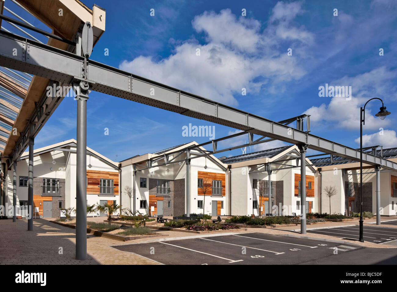 Wolverton Park housing in Milton Keynes Stock Photo Alamy