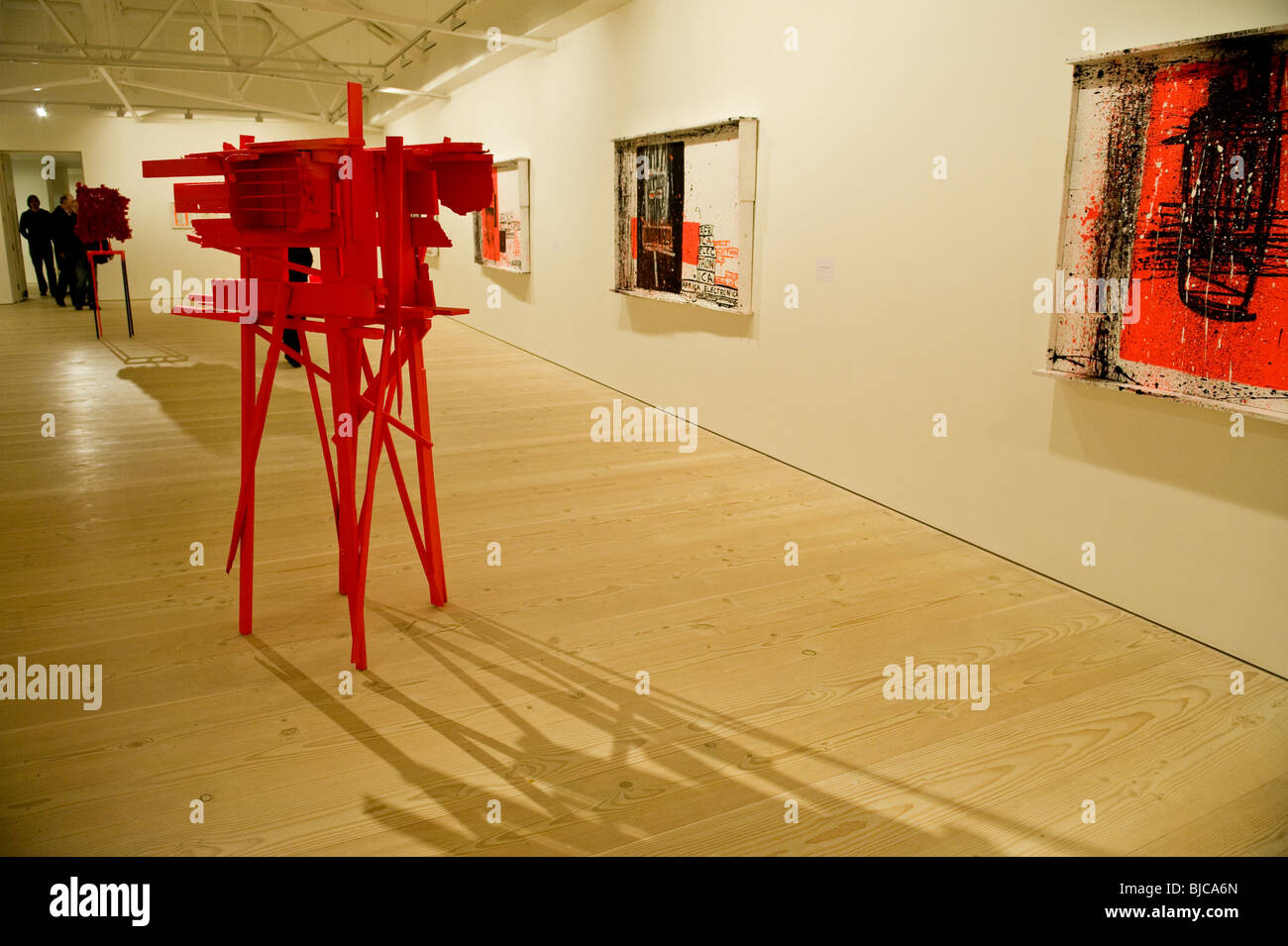 An art installation at the Saatchi Gallery in London, UK Stock Photo