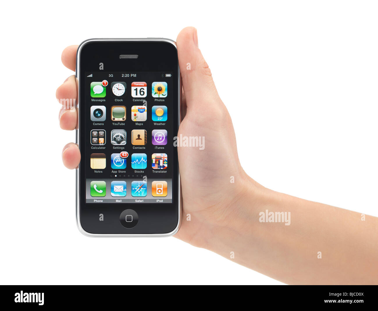 iPhone 3Gs trong tay trên nền trắng mang đến cho người xem một vẻ đẹp tinh tế và sang trọng. Chiếc điện thoại này được trang bị những tính năng tuyệt vời, đem lại trải nghiệm hoàn hảo cho người dùng. Hãy cùng xem hình ảnh về chiếc iPhone 3Gs này để khám phá sự độc đáo của nó. 