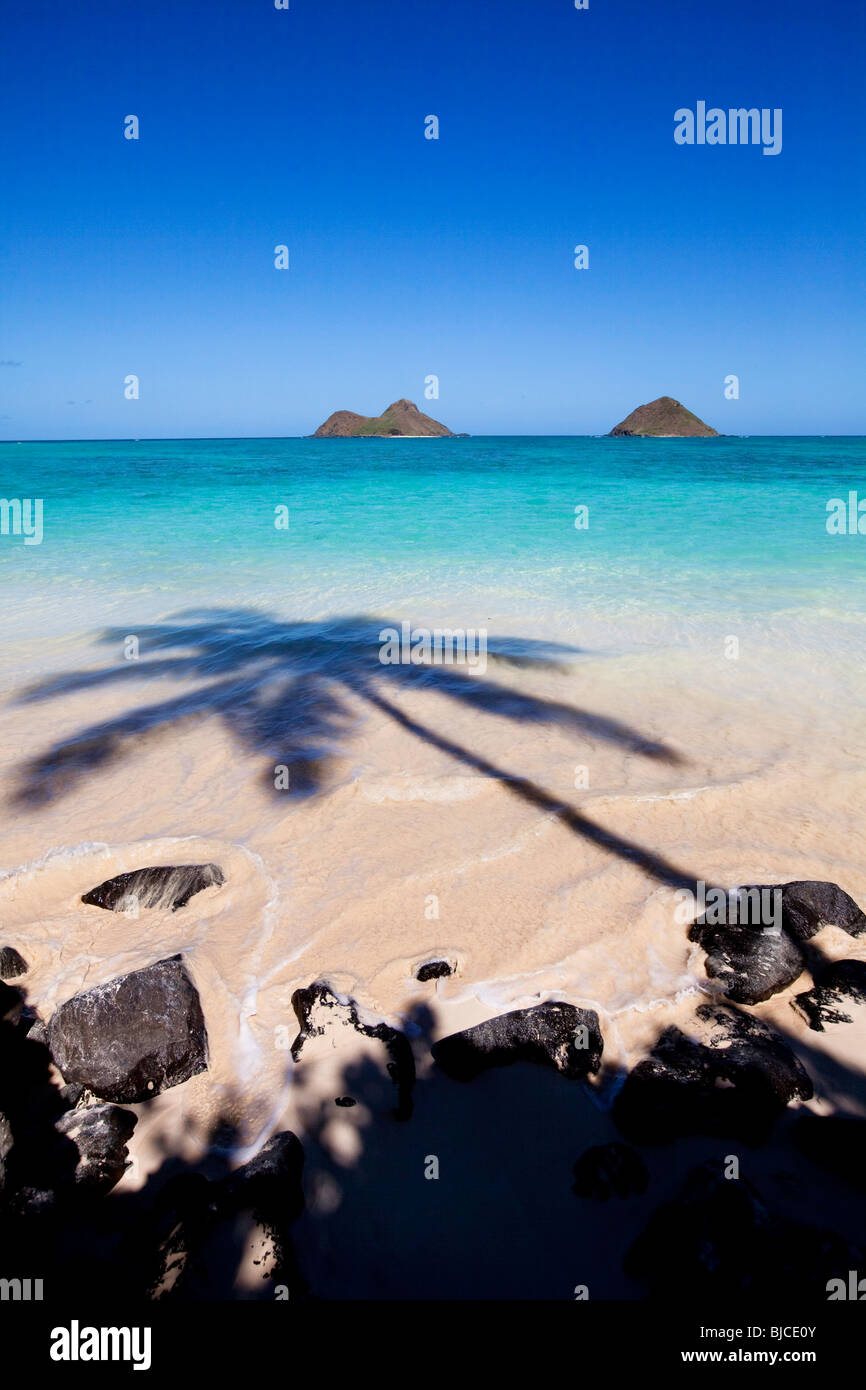 Lanikai Beach Mokulua Islands Kailua Oahu Hawaii Stock Photo - Alamy