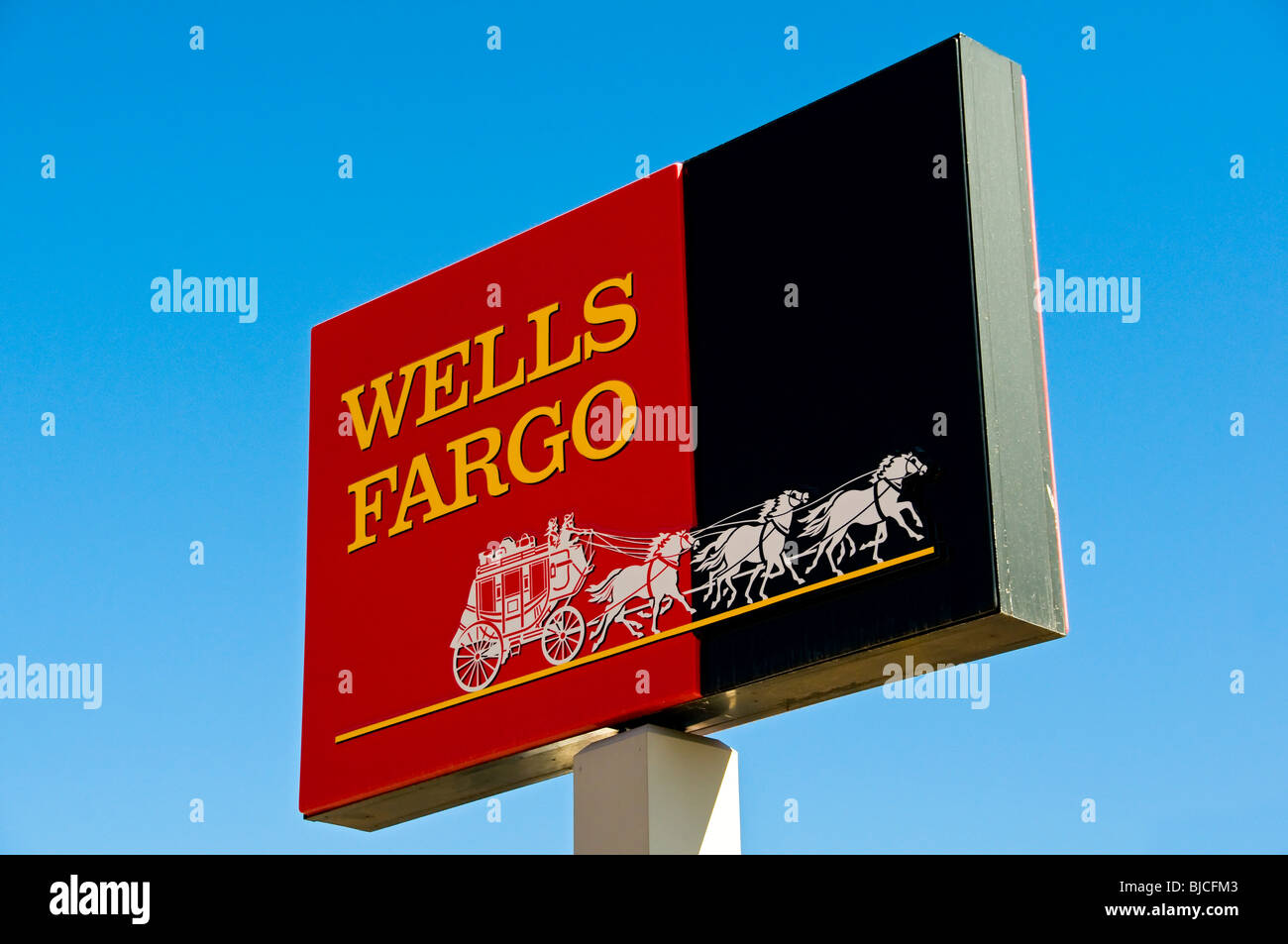 Wells Fargo Bank Utah Stock Photo
