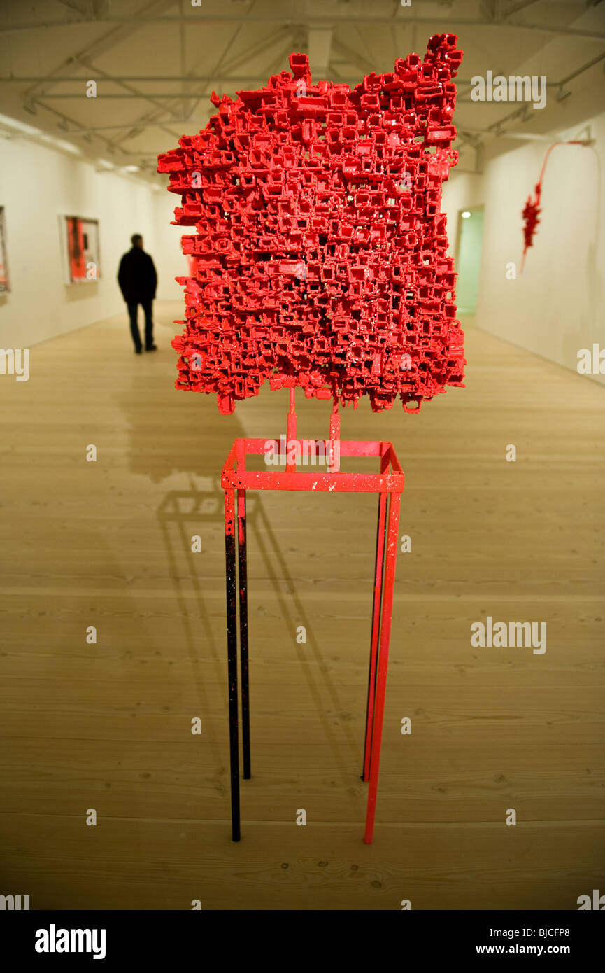 An art installation at the Saatchi Gallery in London, UK Stock Photo