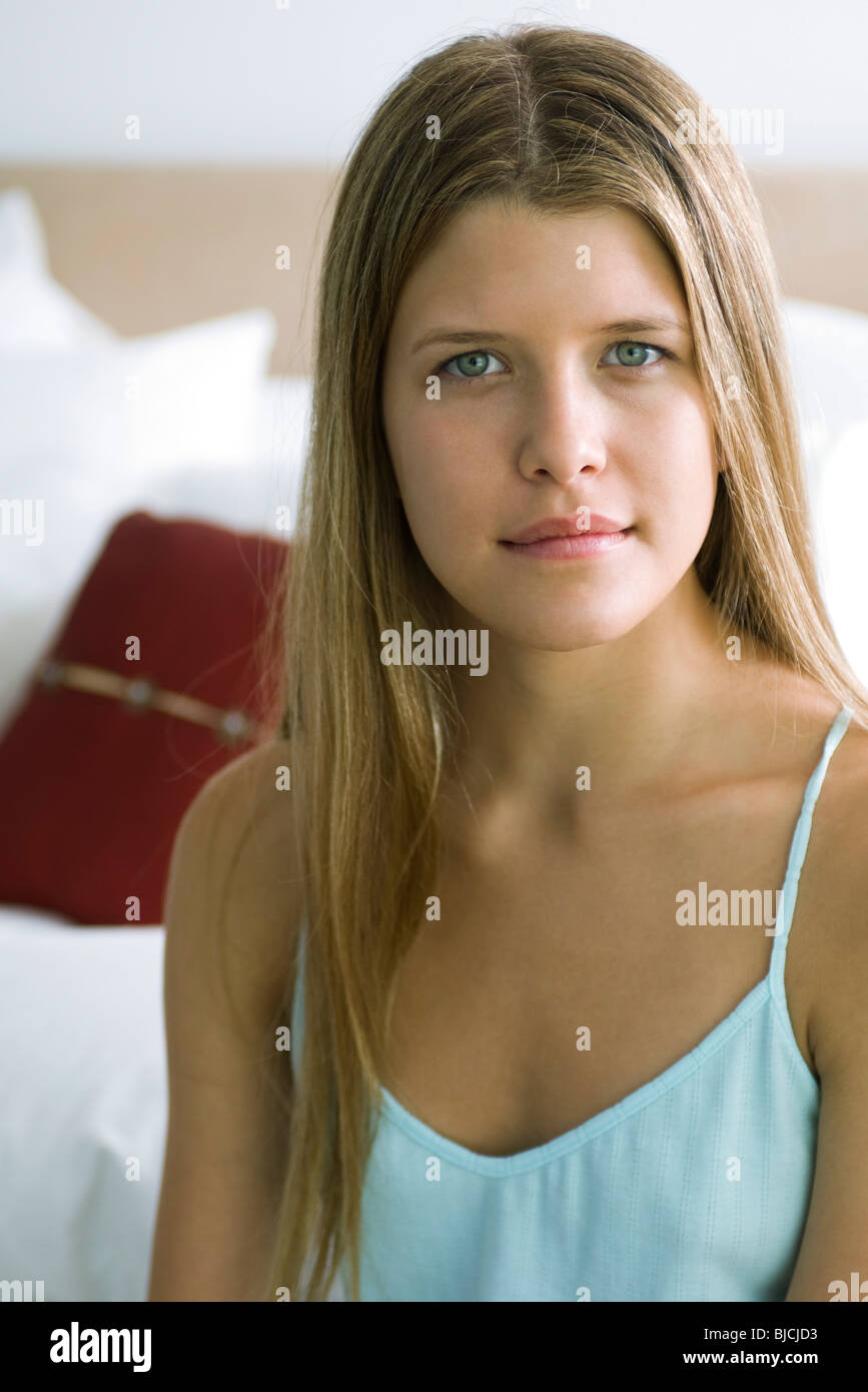 Young woman, portrait Stock Photo