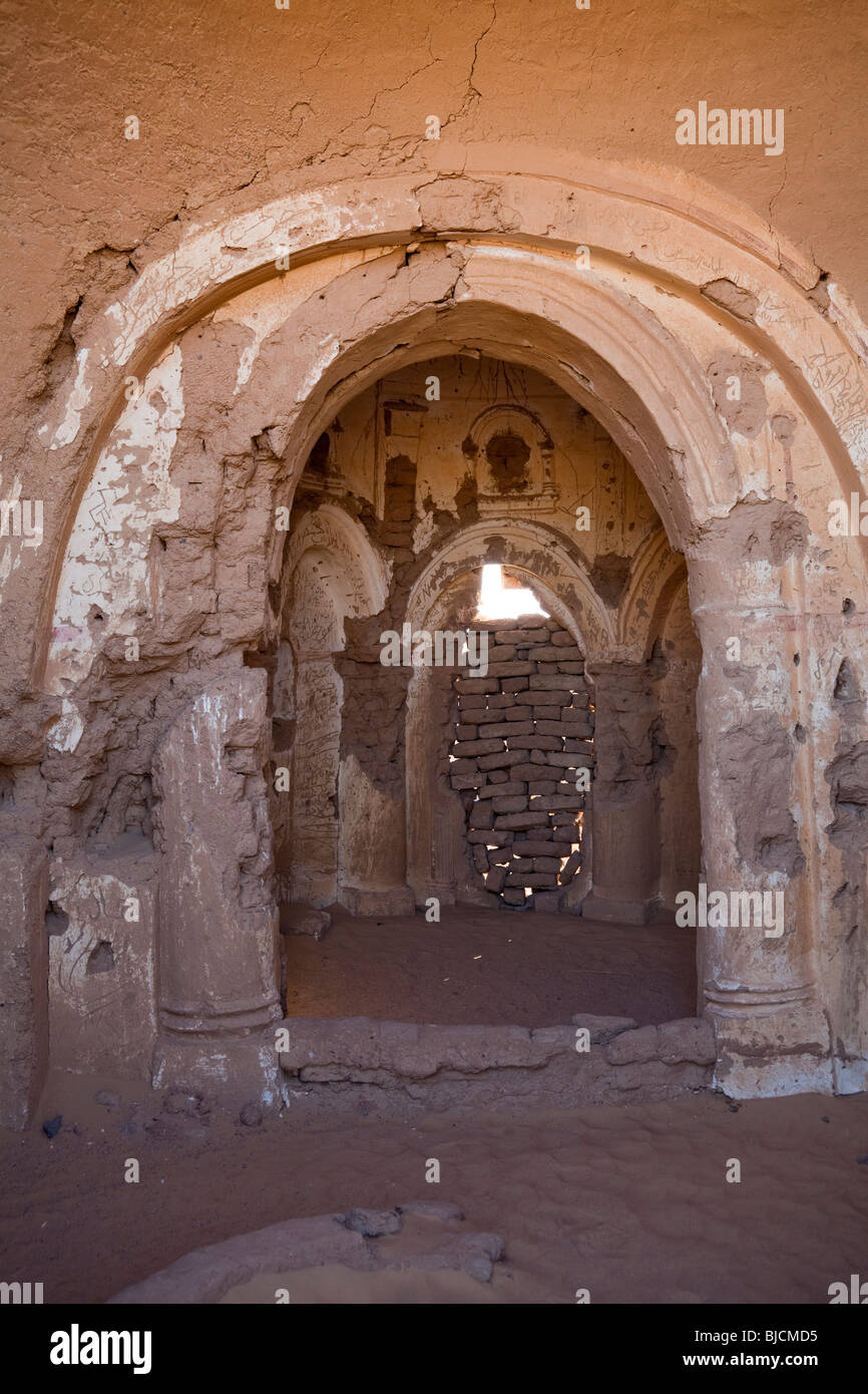 early Christian tomb at el Baqawat, Kharga oasis, Egypt Stock Photo