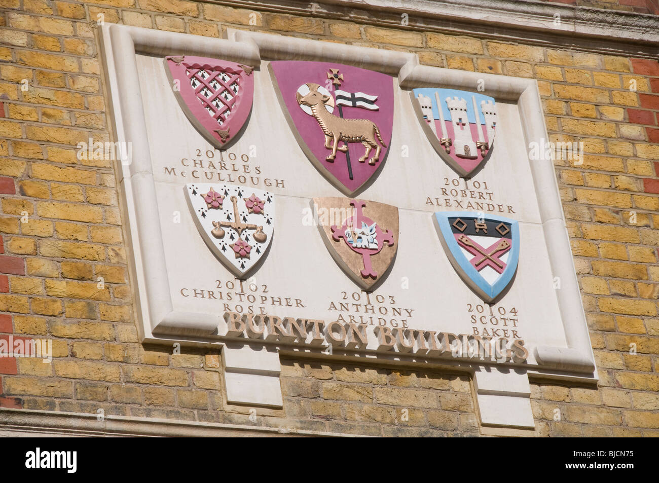 UK Coat of Arms at Law offices at the New Square at Lincolns Inn London
