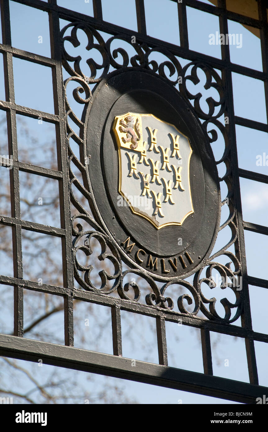 UK Coat of Arms at Law offices at the New Square at Lincolns Inn London