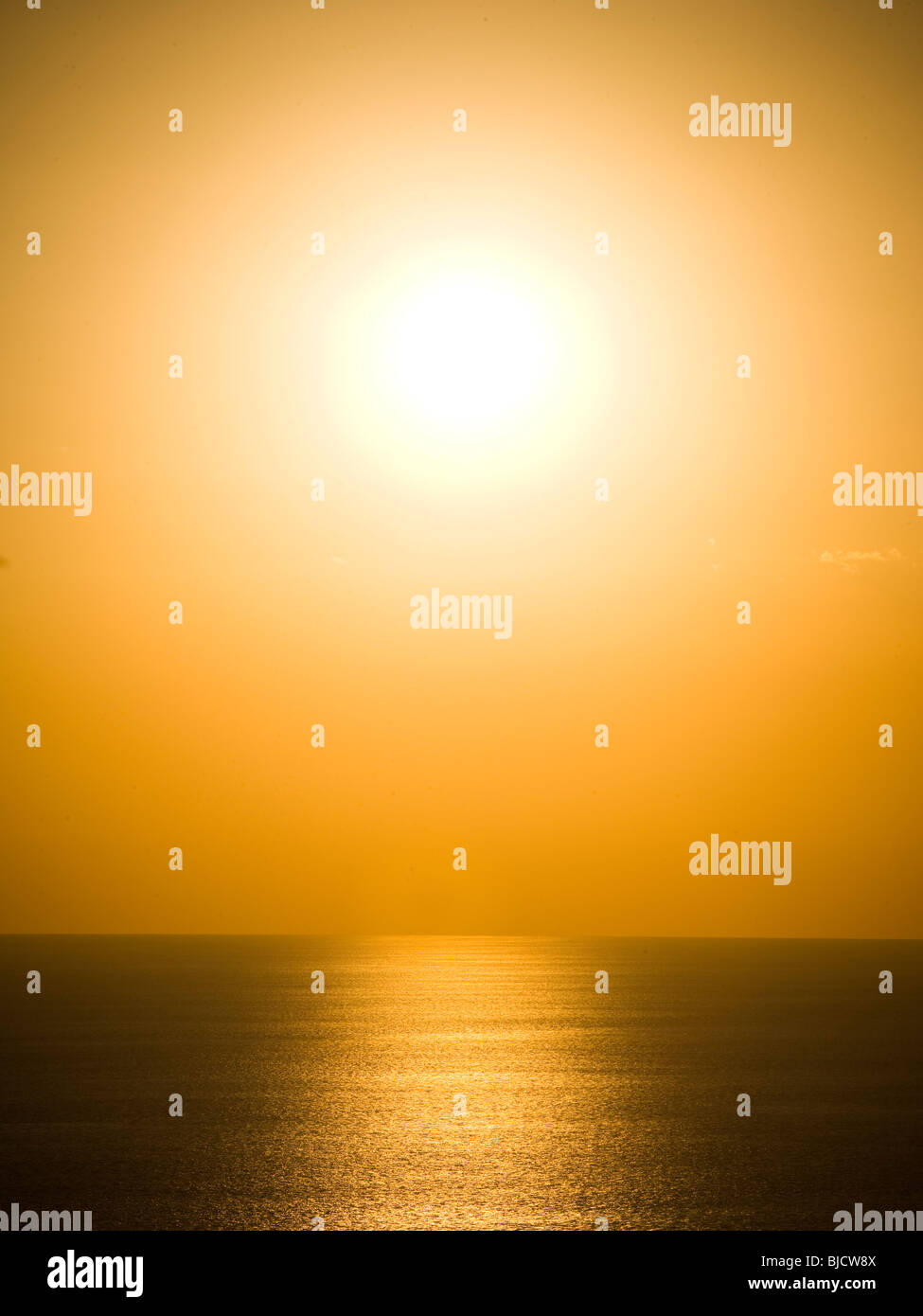 sun set Stock Photo