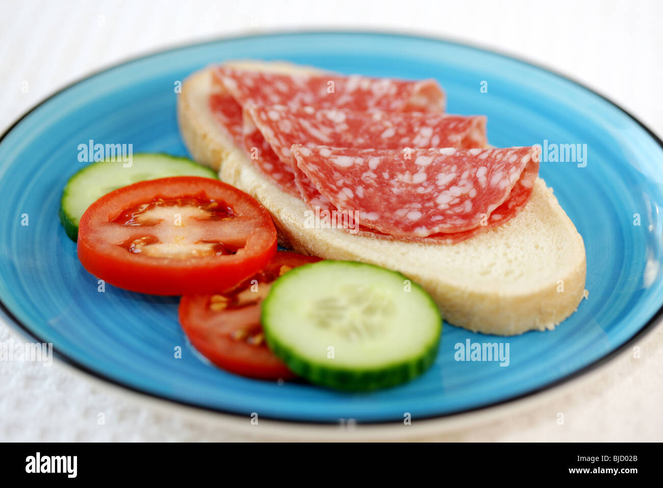 Fresh Healthy Italian Mediterranean Style Milano Salami Sausage