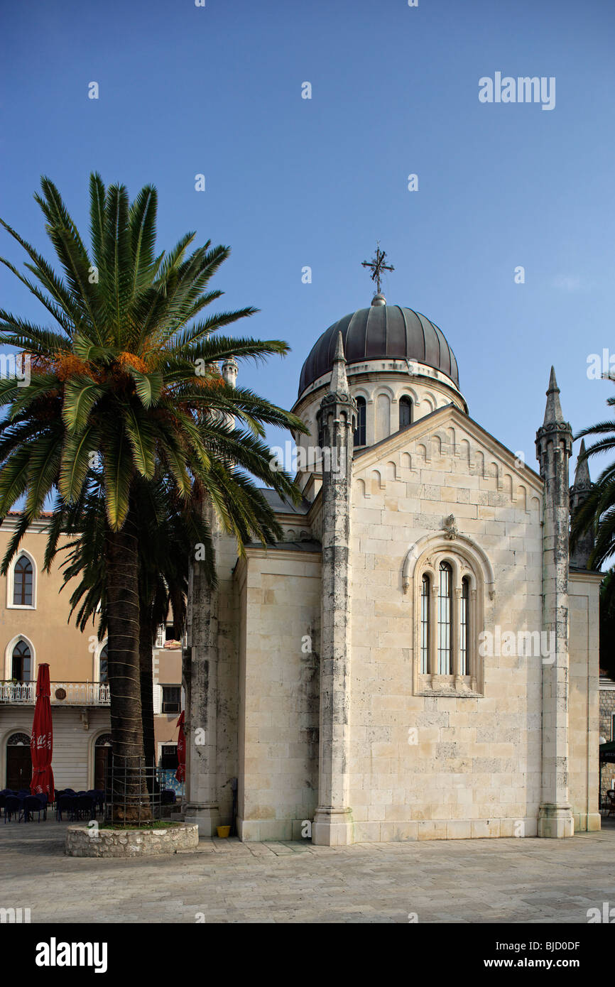 Church of Saint Archangel Michael,old town square,HercegNovi