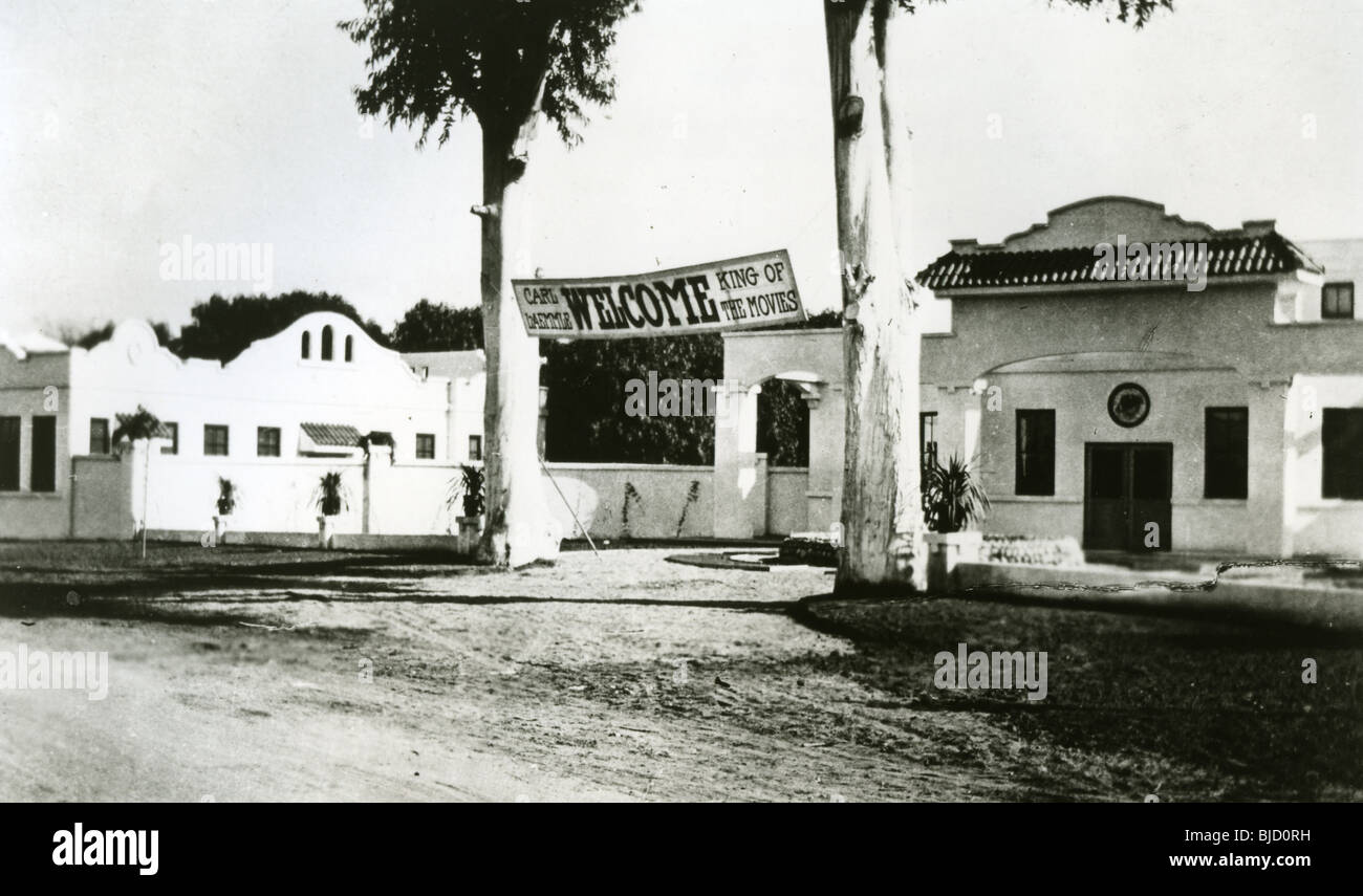 UNIVERSAL CITY STUDIO founded by Carl Laemmle in 1915 Stock Photo