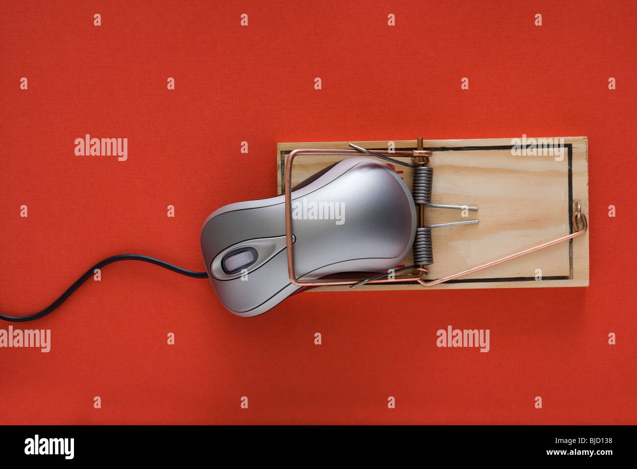 Computer mouse trap Stock Photo Alamy