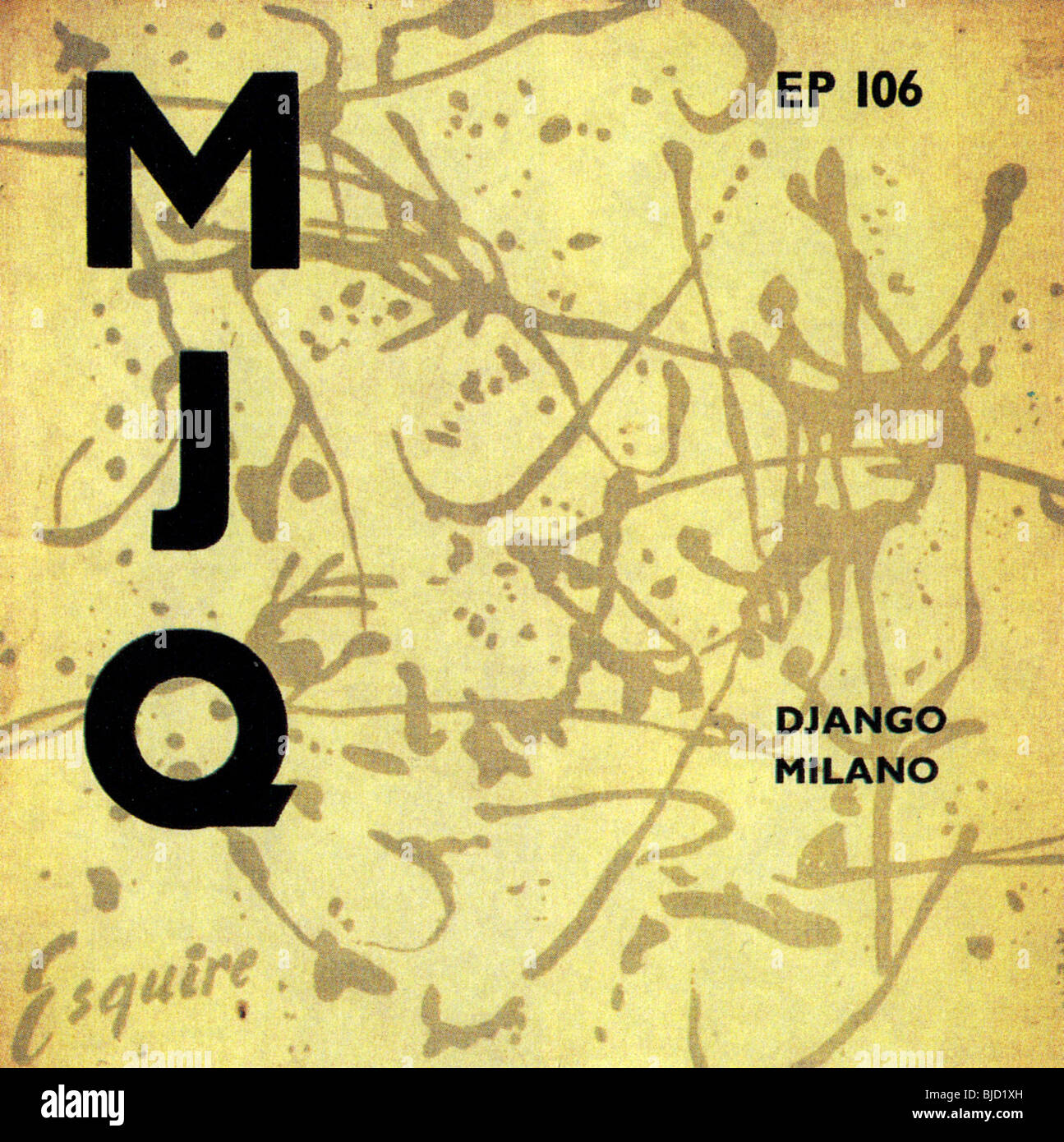 MODERN JAZZ QUARTET (MJQ) - 1954 EP record Django Milano Stock Photo