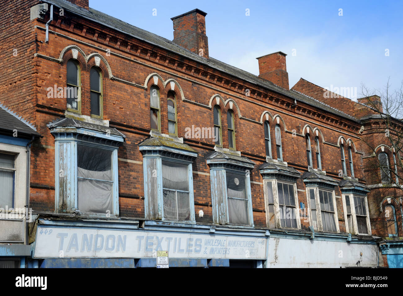 Old Victorian / Edwardian terraced houses in need of restoration in