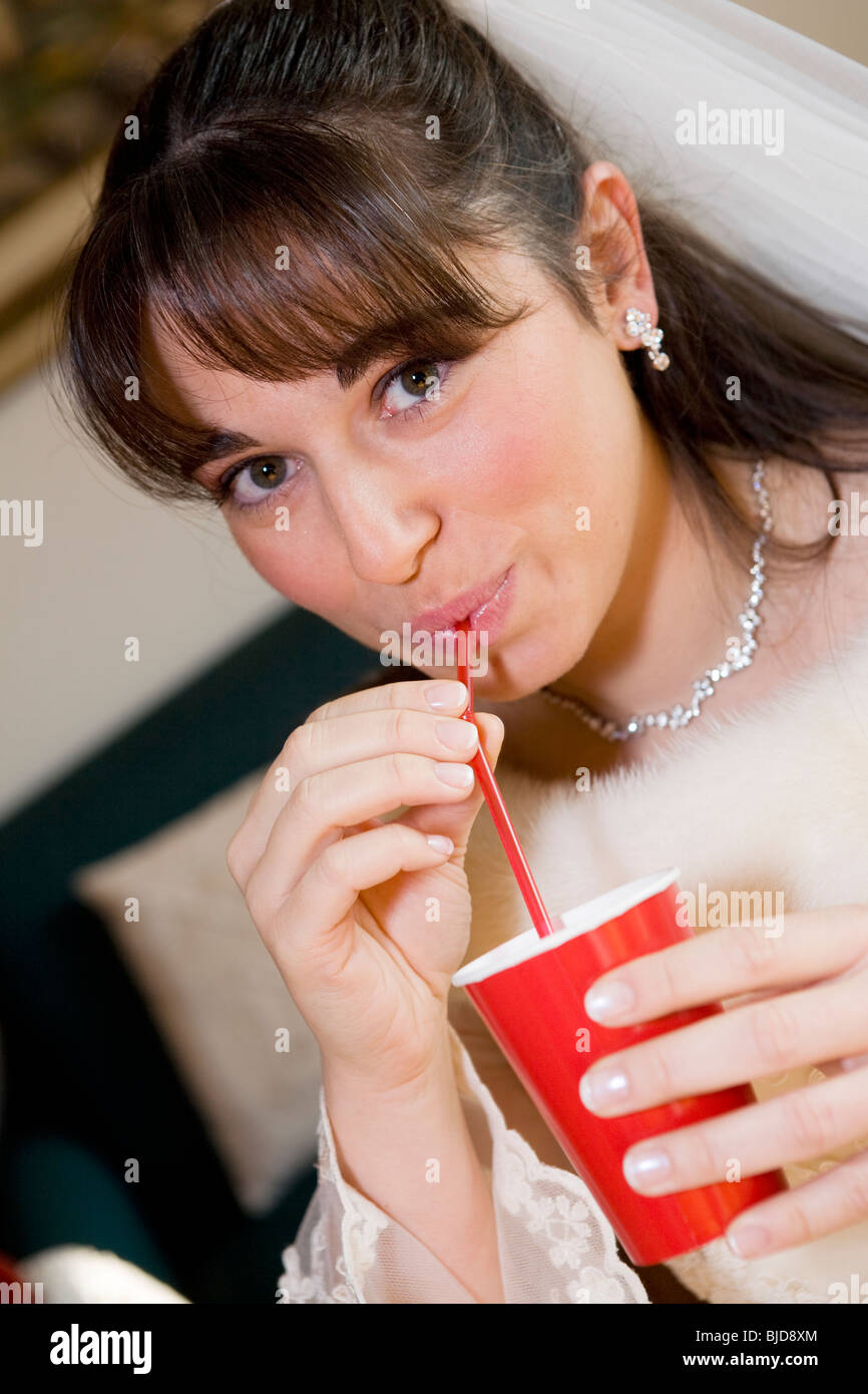 Drinking from paper cup hi-res stock photography and images - Alamy